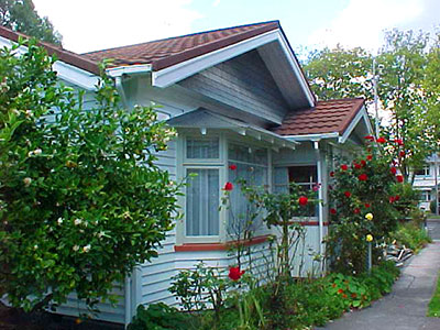 A bungalow from the front